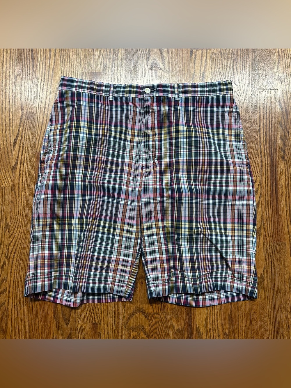 Polo Ralph Lauren Shorts Madras Plaid Classic Fit Men’s 36x10 Preppy Casual